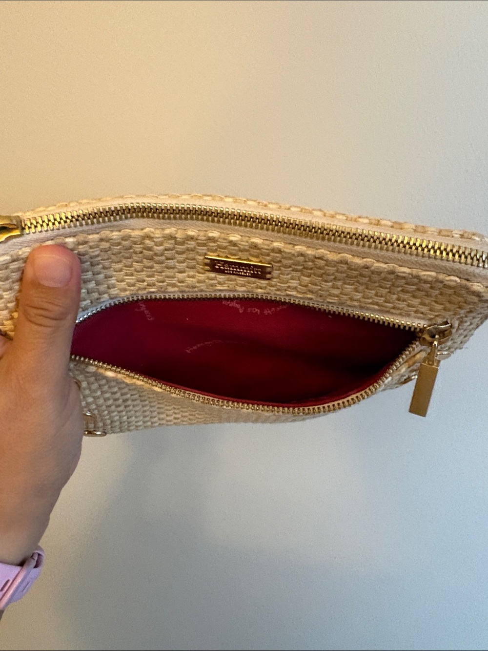 HAMMIT NASH SML RICCO RAFFIA CLUTCH - Picture 4 of 8